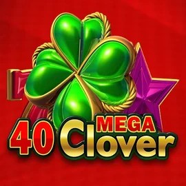 Logo of 40 Mega Clover from Amusnet Interactive at Pokie Spins Casino