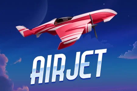 Air Jet logo by 100HP Gaming at Pokie Spins CasinoAir Jet