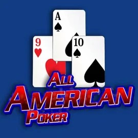 All American Poker slot logo by RTG (Reel Time Gaming) at Pokie Spins CasinoAll American Poker