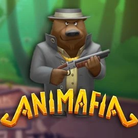 Animafia slot logo by Peter & Sons at Pokie Spins CasinoAnimafia
