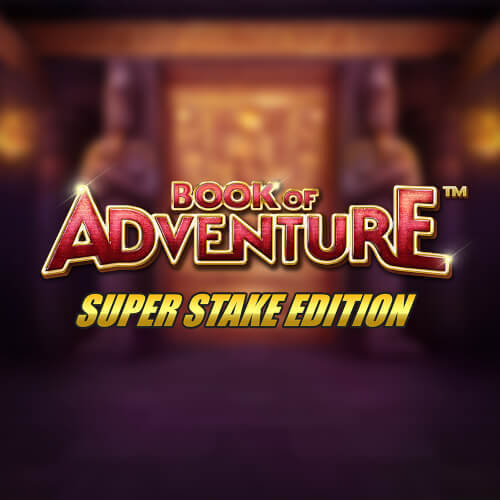 Logo of Book of Adventure Super Stake Edition from Stakelogic at Pokie Spins Casino