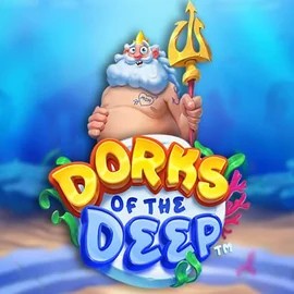 Dorks of the Deep slot logo by Hacksaw Gaming at Pokie Spins CasinoDorks of the Deep