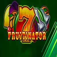 Logo of Fruitinator Jackpot King from Blueprint Gaming at Pokie Spins Casino
