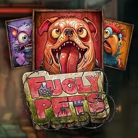 Fugly Pets slot logo by Stakelogic at Pokie Spins CasinoFugly Pets