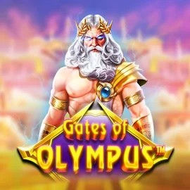 Gates of Olympus slot logo by Pragmatic Play at Pokie Spins CasinoGates of Olympus