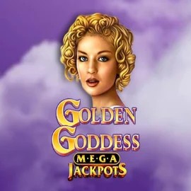 Logo of Golden Goddess Megajackpots from IGT at Pokie Spins Casino
