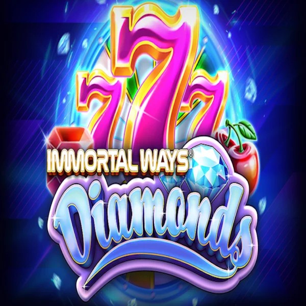 Immortal Ways Diamonds online game logo by RubyPlay on pokiespinscasinoo.com