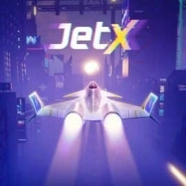 jetX logo – Casino Games by SmartSoft at Pokie Spins Casino