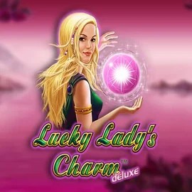 Lucky Ladys Charm Deluxe logo by Greentube at Pokie Spins CasinoLucky Ladys Charm Deluxe