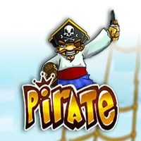 Pirate Slot slot logo by Igrosoft at Pokie Spins CasinoPirate Slot