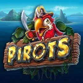 Pirots logo by ELK Studios at Pokie Spins CasinoPirots