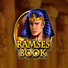 Ramses Book Deluxe slot logo by Gamomat at Pokie Spins CasinoRamses Book Deluxe