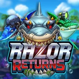 Logo of Razor Returns from Push Gaming at Pokie Spins Casino