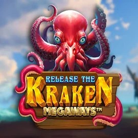 Release the Kraken Megaways by Pragmatic Play, showcased at pokiespinscasinoo.com – game logo