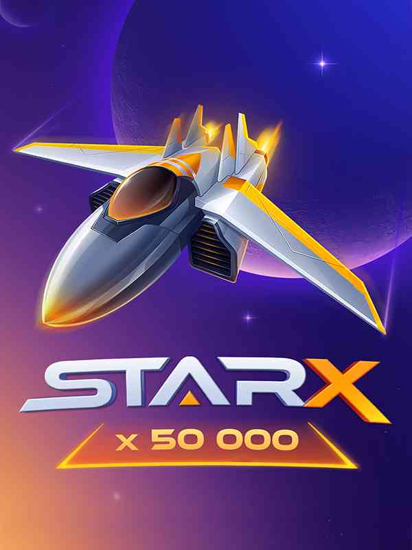 Logo of StarX from 100HP Gaming at Pokie Spins Casino