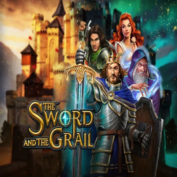 The Sword and the Grail logo – Slots by Play'n GO at Pokie Spins Casino