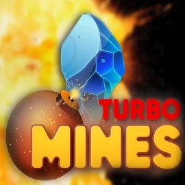 Turbo Mines logo by Turbo Games at Pokie Spins CasinoTurbo Mines